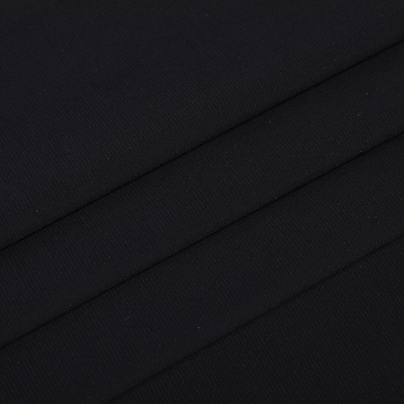 APS1083 Warp Strickbrokat Ammoniak kleiner Check Elastic T-Shirt Stoff