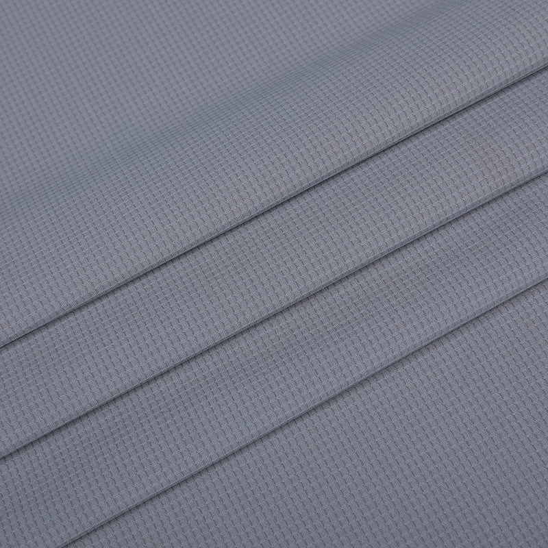 APS1106 Warp -Strick -Polyester Ammoniak Kleiner Check Jacquard Casual Clothing Stoff